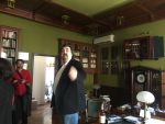 Trip to Moscow Art Theatre to study with the best theatre instructors of the world. always striving for the best at Arlekin Players Theatre. Office of the head of the Moscow Art Theatre Igor Zolotovitsky.